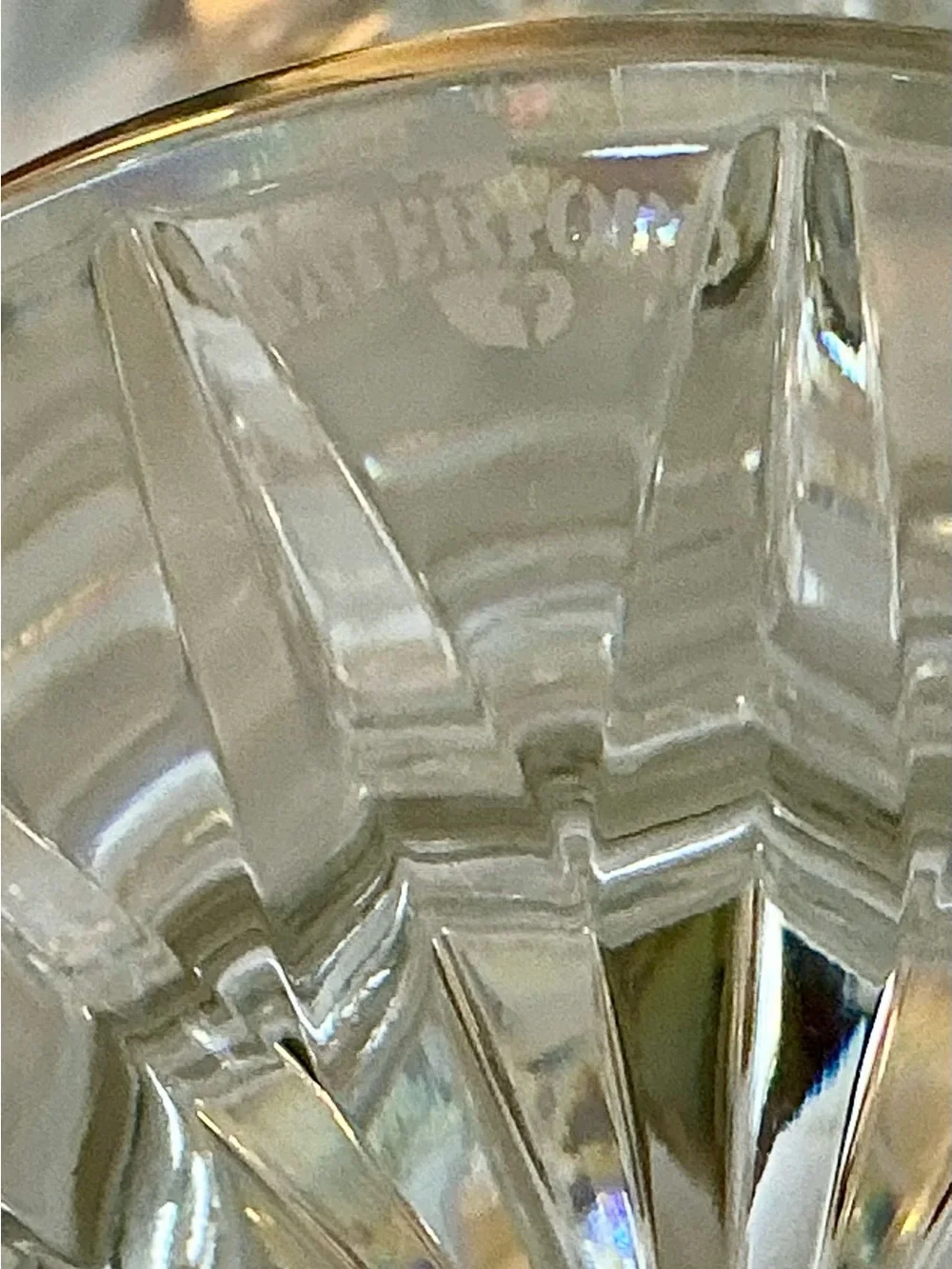 Waterford Lismore Pattern Crystal Vase 7”H